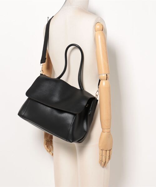 Ritzy（リッツィー）の「2way ワイドショルダーバッグ（ショルダーバッグ・レディース・ブラウン/ブラック・FREE）」の9枚目の写真