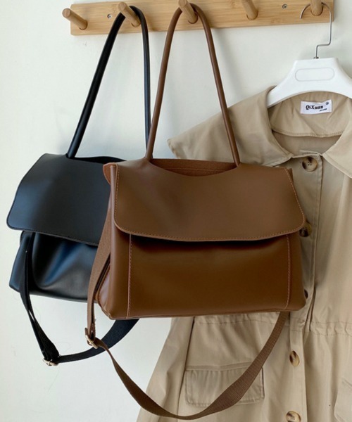 Ritzy（リッツィー）の「2way ワイドショルダーバッグ（ショルダーバッグ・レディース・ブラウン/ブラック・FREE）」の5枚目の写真