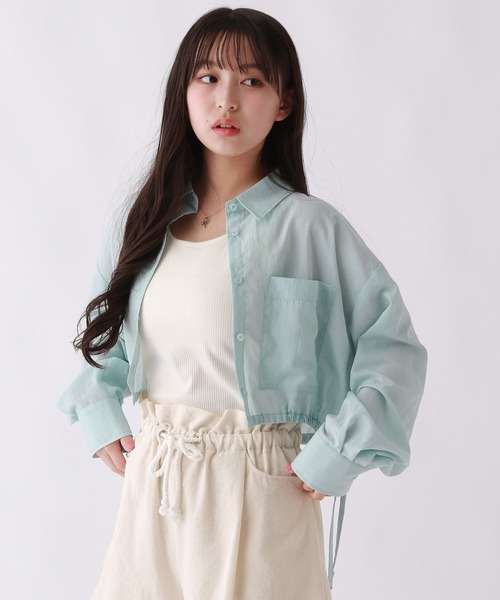 repipi armario（レピピ アルマリオ）の「ベーシックリブタンクトップ（タンクトップ・キッズ・ピンク/アイボリー/ブラック/サックスブルー/その他/ライトイエロー/パープル系その他・MEDIUM/SMALL/LARGE）」の8枚目の写真