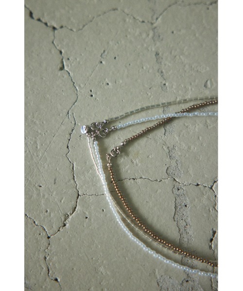 BLACK BY MOUSSY(ブラックバイマウジー)の「small beads necklace(スモールビーズネックレス)(ネックレス・レディース・ブラウン/グリーン・FREE)」の13枚目の写真