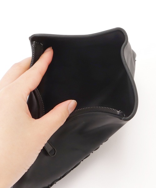 Lace Ladies（レースレディース）の「コンパクト ファスナー付き レイン シューズ カバー（シューズ小物/雑貨・レディース・ブラック/グレー・23.5/ 25）」の19枚目の写真