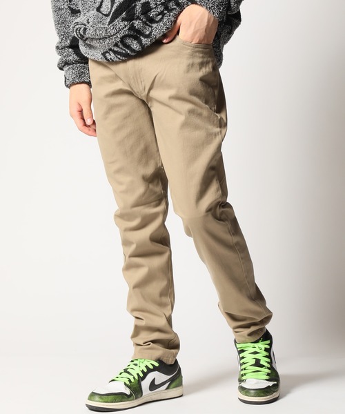 ARCADE（アーケード）の「快適な履き心地！感激ストレッチ超伸縮！ ストレッチ スキニーチノパンツ（チノパンツ・メンズ・ダークベージュ/チャコール/カーキ/ブラック・S/M/L/LL）」の3枚目の写真