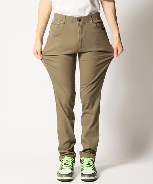 ARCADE（アーケード）の「快適な履き心地！感激ストレッチ超伸縮！ ストレッチ スキニーチノパンツ（チノパンツ・メンズ・ダークベージュ/チャコール/カーキ/ブラック・S/M/L/LL）」の6枚目の写真