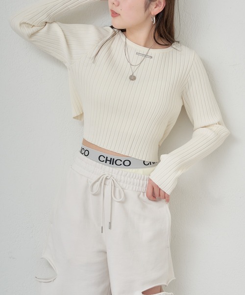 Chico（チコ）の「【2024SS】レギンススパッツ（レギンス/スパッツ・レディース・ライトベージュ/ブラック・FREE）」の3枚目の写真