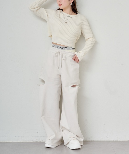 Chico（チコ）の「【2024SS】レギンススパッツ（レギンス/スパッツ・レディース・ライトベージュ/ブラック・FREE）」の4枚目の写真