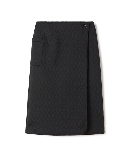 v::room(ヴィルーム)の「【別注】V::ROOM ラップスカート(スカート・レディース・ホワイト/ブラック・1)」の2枚目の写真