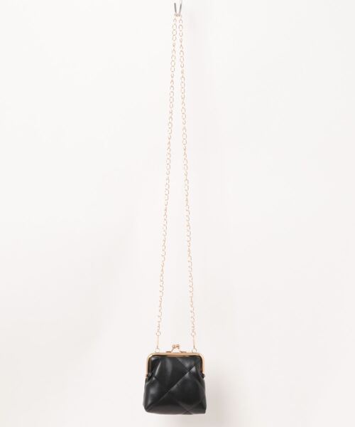 TONE SELECT GOODS（トーンセレクトグッズ）の「urbanfemine./がま口ミニショルダーバッグ U7211（ショルダーバッグ・レディース・ホワイト系2/ホワイト系1/グレー/ブラック系2/ピンク/グリーン/ブラック系1・FREE）」の8枚目の写真