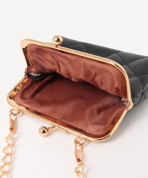 TONE SELECT GOODS（トーンセレクトグッズ）の「urbanfemine./がま口ミニショルダーバッグ U7211（ショルダーバッグ・レディース・ホワイト系2/ホワイト系1/グレー/ブラック系2/ピンク/グリーン/ブラック系1・FREE）」の17枚目の写真