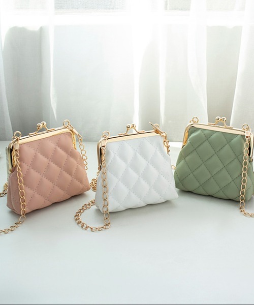 TONE SELECT GOODS（トーンセレクトグッズ）の「urbanfemine./がま口ミニショルダーバッグ U7211（ショルダーバッグ・レディース・ホワイト系2/ホワイト系1/グレー/ブラック系2/ピンク/グリーン/ブラック系1・FREE）」の20枚目の写真