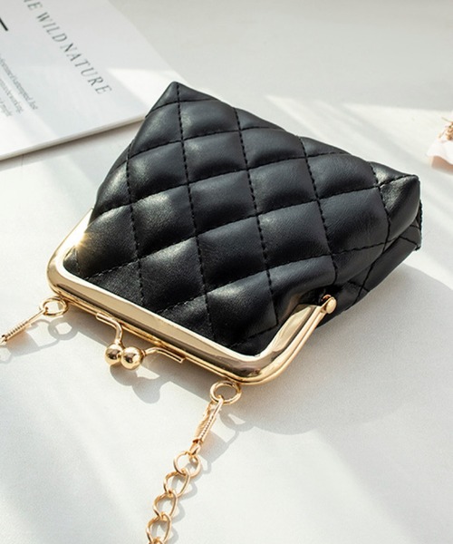 TONE SELECT GOODS（トーンセレクトグッズ）の「urbanfemine./がま口ミニショルダーバッグ U7211（ショルダーバッグ・レディース・ホワイト系2/ホワイト系1/グレー/ブラック系2/ピンク/グリーン/ブラック系1・FREE）」の21枚目の写真