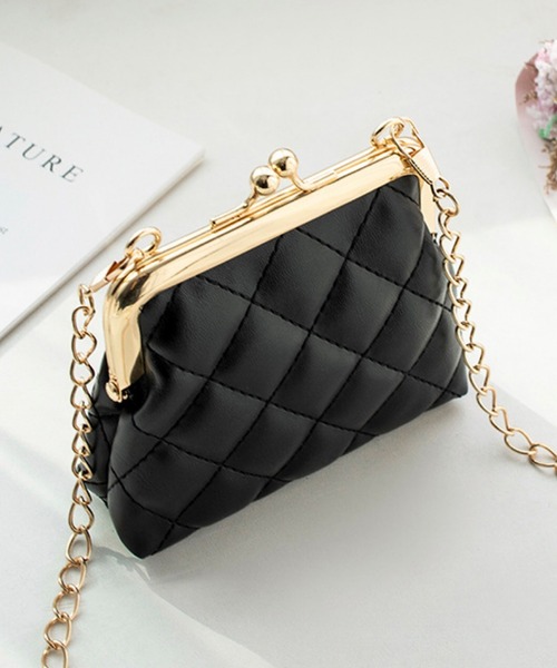 TONE SELECT GOODS（トーンセレクトグッズ）の「urbanfemine./がま口ミニショルダーバッグ U7211（ショルダーバッグ・レディース・ホワイト系2/ホワイト系1/グレー/ブラック系2/ピンク/グリーン/ブラック系1・FREE）」の22枚目の写真