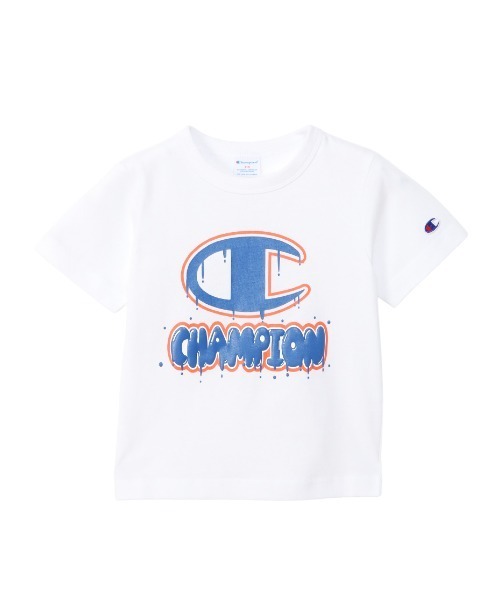 Champion(チャンピオン)の「Champion/チャンピオン SHORT SLEEVE T-SHIRT(Tシャツ/カットソー・キッズ・フレッシュイエロー/ホワイト/グレー・120/140/130)」の1枚目の写真
