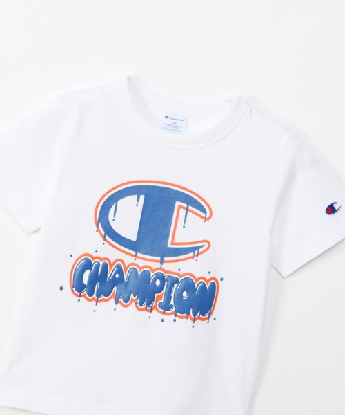 Champion(チャンピオン)の「Champion/チャンピオン SHORT SLEEVE T-SHIRT(Tシャツ/カットソー・キッズ・フレッシュイエロー/ホワイト/グレー・120/140/130)」の5枚目の写真