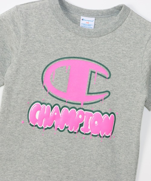 Champion(チャンピオン)の「Champion/チャンピオン SHORT SLEEVE T-SHIRT(Tシャツ/カットソー・キッズ・フレッシュイエロー/ホワイト/グレー・120/140/130)」の7枚目の写真