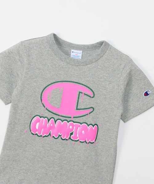 Champion(チャンピオン)の「Champion/チャンピオン SHORT SLEEVE T-SHIRT(Tシャツ/カットソー・キッズ・フレッシュイエロー/ホワイト/グレー・120/140/130)」の8枚目の写真