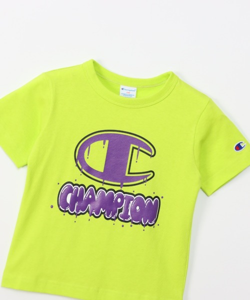 Champion(チャンピオン)の「Champion/チャンピオン SHORT SLEEVE T-SHIRT(Tシャツ/カットソー・キッズ・フレッシュイエロー/ホワイト/グレー・120/140/130)」の11枚目の写真