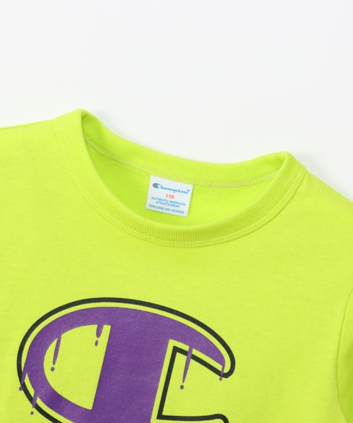 Champion(チャンピオン)の「Champion/チャンピオン SHORT SLEEVE T-SHIRT(Tシャツ/カットソー・キッズ・フレッシュイエロー/ホワイト/グレー・120/140/130)」の12枚目の写真