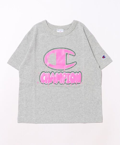 Champion(チャンピオン)の「Champion/チャンピオン SHORT SLEEVE T-SHIRT(Tシャツ/カットソー・キッズ・フレッシュイエロー/ホワイト/グレー・120/140/130)」の14枚目の写真
