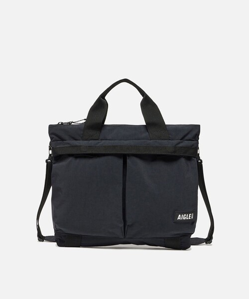 AIGLE（エーグル）の「パッカブル 2way ショルダーバッグ（ショルダーバッグ・レディース・ベージュ/グリーン/ブラック・FREE）」の4枚目の写真