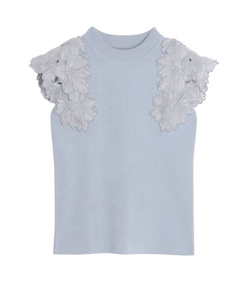 LAGUNAMOON（ラグナムーン）の「メッシュエンブロイダリーニット