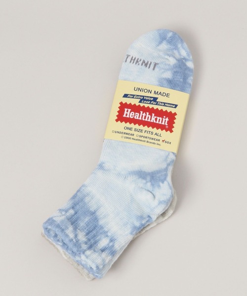 Healthknit(ヘルスニット)の「【Healthknit/ヘルスニット】タイダイ染め/クォーターソックス2P(ソックス/靴下・メンズ・その他・FREE)」の4枚目の写真