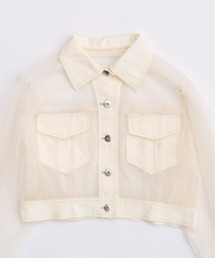 MAISON SPECIAL（メゾンスペシャル）の「Sheer Tulle Jacket/シアー