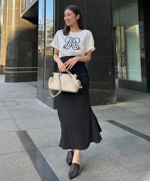 rienda（リエンダ）の「ギャザーマーメイドスカート 春服