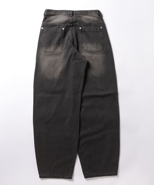 3.3 Field Trip （3.3フィールドトリップ）の「3.3 Field Trip／ダブルニーパッチワークデニム 2106702（デニムパンツ・メンズ・ブラック/ブルー・LARGE/MEDIUM）」の3枚目の写真