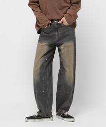 3.3 Field Trip  | 3.3 Field Trip／ダブルニーパッチワークデニム 2106702(デニムパンツ)