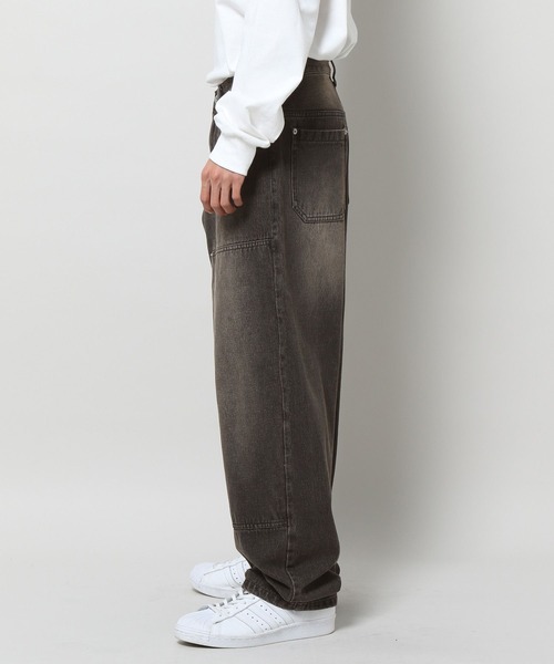 3.3 Field Trip （3.3フィールドトリップ）の「3.3 Field Trip／ダブルニーパッチワークデニム 2106702（デニムパンツ・メンズ・ブラック/ブルー・LARGE/MEDIUM）」の13枚目の写真