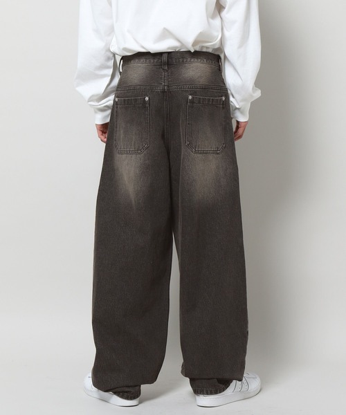 3.3 Field Trip （3.3フィールドトリップ）の「3.3 Field Trip／ダブルニーパッチワークデニム 2106702（デニムパンツ・メンズ・ブラック/ブルー・LARGE/MEDIUM）」の12枚目の写真