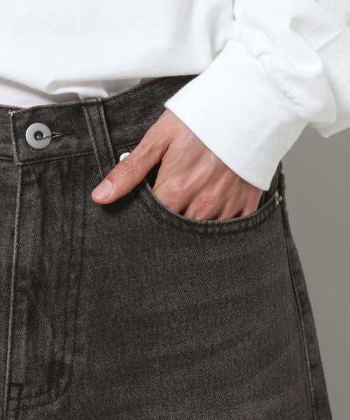 3.3 Field Trip （3.3フィールドトリップ）の「3.3 Field Trip／ダブルニーパッチワークデニム 2106702（デニムパンツ・メンズ・ブラック/ブルー・LARGE/MEDIUM）」の9枚目の写真