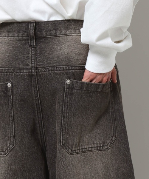 3.3 Field Trip （3.3フィールドトリップ）の「3.3 Field Trip／ダブルニーパッチワークデニム 2106702（デニムパンツ・メンズ・ブラック/ブルー・LARGE/MEDIUM）」の7枚目の写真