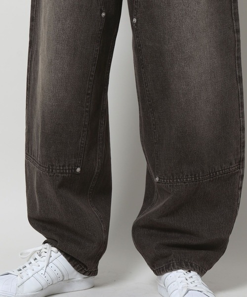 3.3 Field Trip （3.3フィールドトリップ）の「3.3 Field Trip／ダブルニーパッチワークデニム 2106702（デニムパンツ・メンズ・ブラック/ブルー・LARGE/MEDIUM）」の6枚目の写真