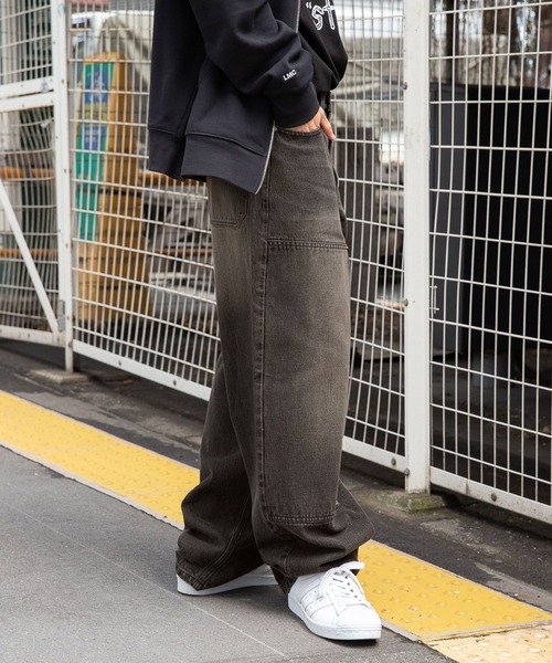 3.3 Field Trip （3.3フィールドトリップ）の「3.3 Field Trip／ダブルニーパッチワークデニム 2106702（デニムパンツ・メンズ・ブラック/ブルー・LARGE/MEDIUM）」の16枚目の写真