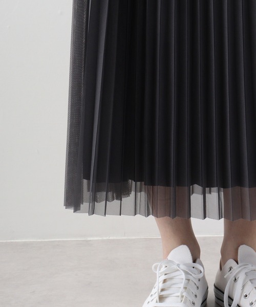 FUNALIVE（ファンアライブ）の「je crois soi プリーツスカート（スカート・レディース・グレー/ベージュ/ブラック・FREE）」の19枚目の写真