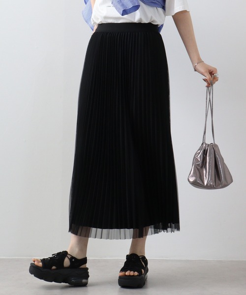 FUNALIVE（ファンアライブ）の「je crois soi プリーツスカート（スカート・レディース・グレー/ベージュ/ブラック・FREE）」の22枚目の写真