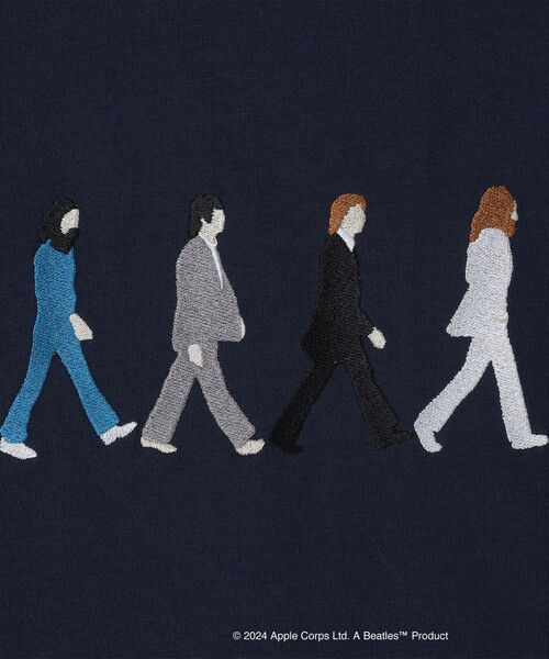 The Beatles(ザビートルズ)の「【WEB限定】SHIPS: THE BEATLES エンブロイダリー Tシャツ 24SS(Tシャツ/カットソー・メンズ・ネイビー/ダークブルー/ホワイト/オフホワイト・MEDIUM/X-LARGE/SMALL/LARGE)」の11枚目の写真