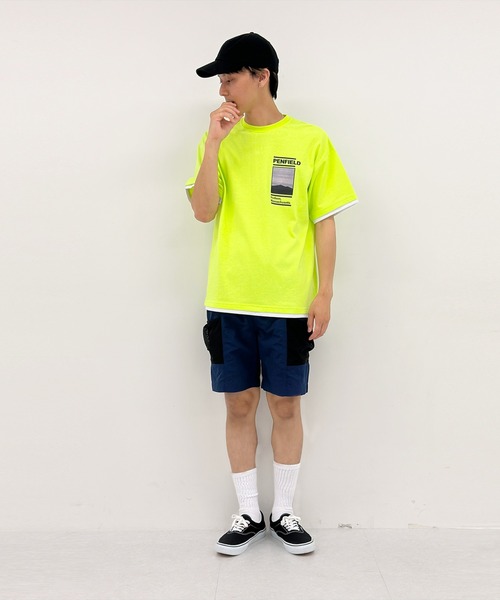 GLAZOS(グラソス)の「【大人向けサイズあり】【撥水】ナイロンワッシャー・ギアショートパンツ(その他パンツ・キッズ・ネイビー/オレンジ/イエロー/ベージュ・150cm/170cm/160cm/140cm)」の5枚目の写真