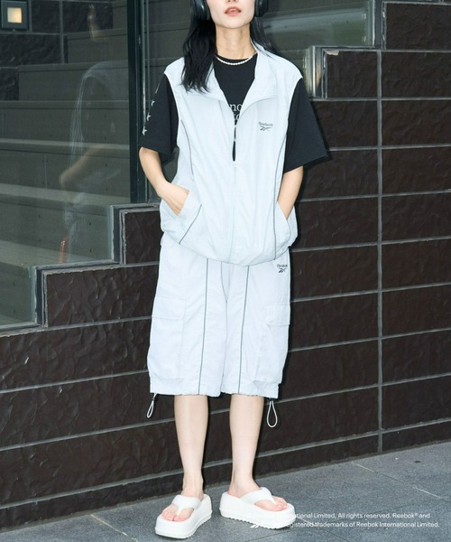 Reebok(リーボック)の「【Reebok別注】ナイロンカーゴショーツ(カーゴパンツ・メンズ・チャコールグレー/グレー・LARGE/MEDIUM)」の5枚目の写真