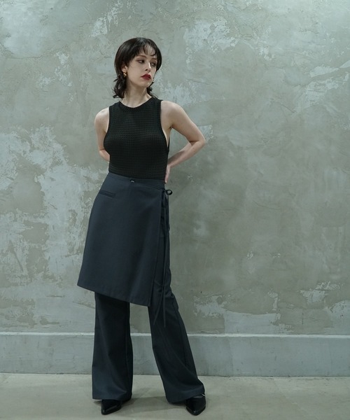 セール】【moyo】エプロン付きセミフレアパンツ（その他パンツ