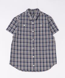 Eddie Bauer | コットンチェック 半袖シャツ(シャツ/ブラウス)