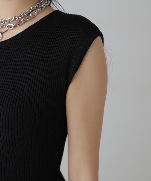 FREE'S MART（フリーズマート）の「ニットドッキングバックリボンワンピース（ワンピース・レディース・ホワイト/ブラック/ブルー・SMALL/MEDIUM）」の15枚目の写真