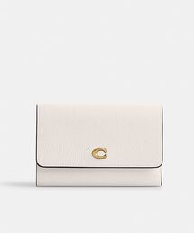 コーチ エッセンシャル ミディアム フラップ ウォレット 三つ折り coach COACH 期間限定セール コーチ CP026 エッセンシャル ミディアム