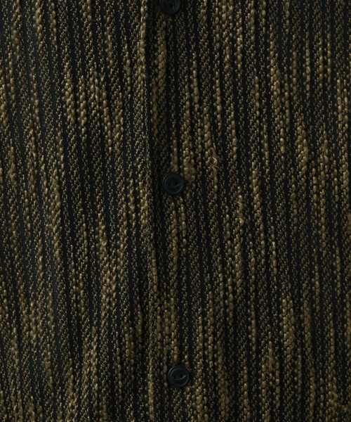 BAYFLOW（ベイフロー）の「パターンレース長袖シャツ（シャツ/ブラウス・メンズ・カーキ/オレンジ/チャコール・LARGE/MEDIUM）」の4枚目の写真