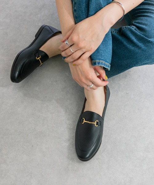 RIVE DROITE（リヴドロワ）の「CAMINANDO（カミナンド）/BIT SLIP ON SHOES（ローファー・レディース・ブラウン/ブラック・25/24/23）」の5枚目の写真