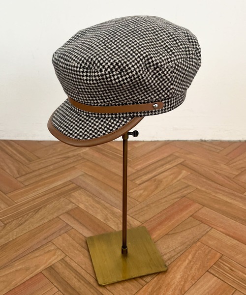 DEICY（デイシー）の「ポイントレザーキャスケット（キャスケット・レディース・ブラック/ベージュ/ブラウン・FREE）」の6枚目の写真