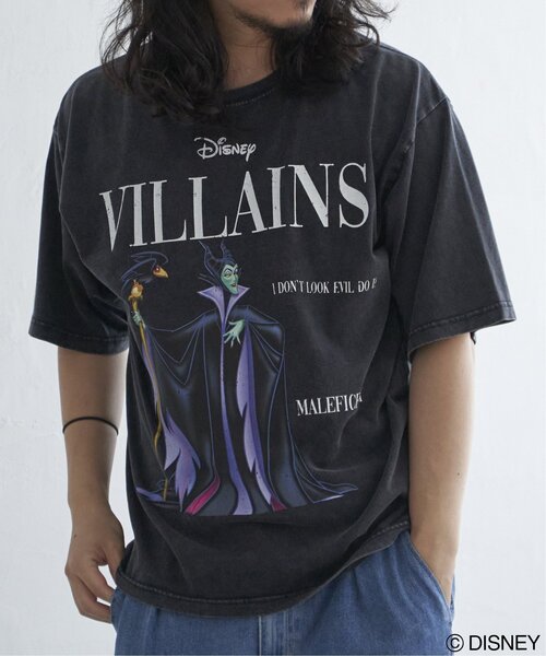 VENCEEXCHANGE(ヴァンスエクスチェンジ)の「ヴィランズマガジンTシャツ(Tシャツ/カットソー・メンズ・グレー/ブラック/チャコール/ダークグレー・L/LL)」の1枚目の写真