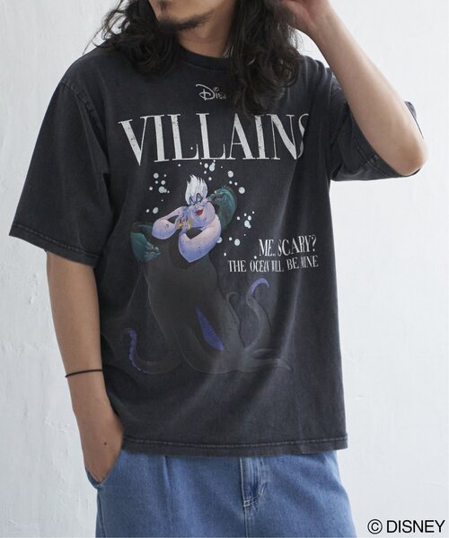 VENCEEXCHANGE(ヴァンスエクスチェンジ)の「ヴィランズマガジンTシャツ(Tシャツ/カットソー・メンズ・グレー/ブラック/チャコール/ダークグレー・L/LL)」の2枚目の写真