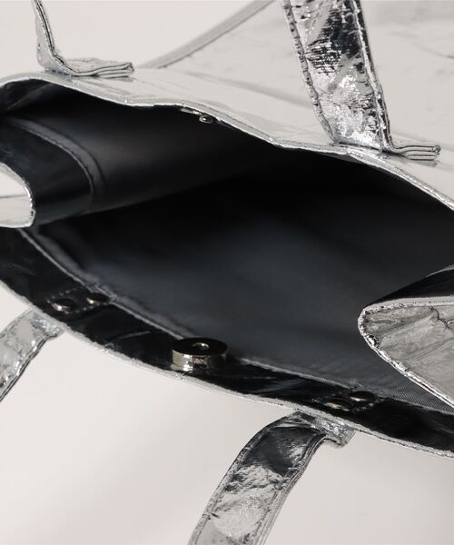 EDT（イーディーティー）の「★EDT / イーディーティー★　BOXBAG（トートバッグ・レディース・シルバー/ホワイト・FREE）」の10枚目の写真